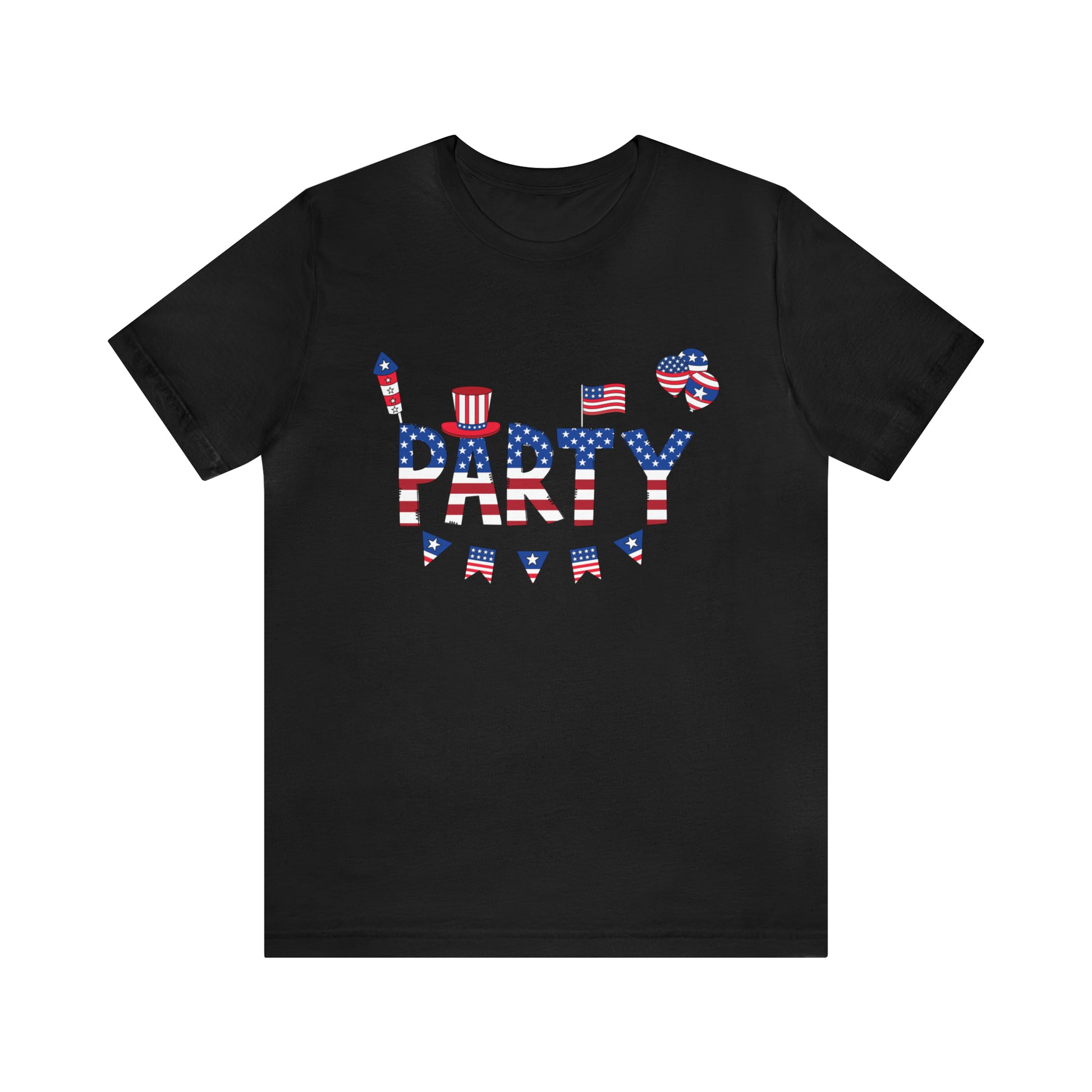 Party July 4 shirt, America T-Shirt, 4th July T-Shirt, Freedom, Stars and Stripes, Flags, Gift shirt, Printify