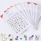 Nail Sticker Colorful Luxury 3D jewels Design -DP413 Premier Nail Supply