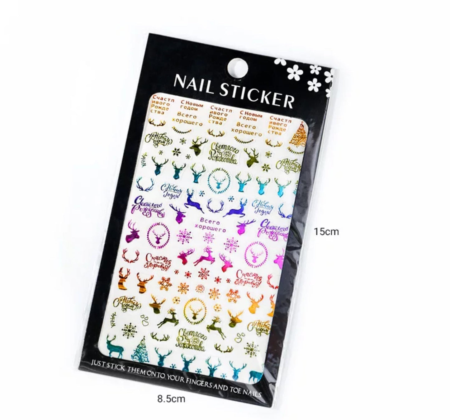 Nail Sticker Flowers Design ZO-05 Premier Nail Supply