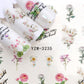 Nail Sticker Spring Flowers YZW3235 Premier Nail Supply