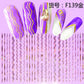 Nail Sticker Wavy Line Gold Strip F139 Premier Nail Supply