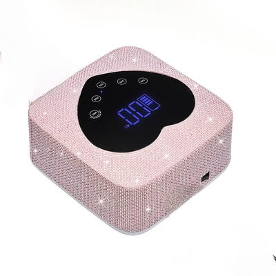 Nail UV.LED Professional Lamp Rechargeable Cordless Pink Pearl #X20 Premier Nail Supply