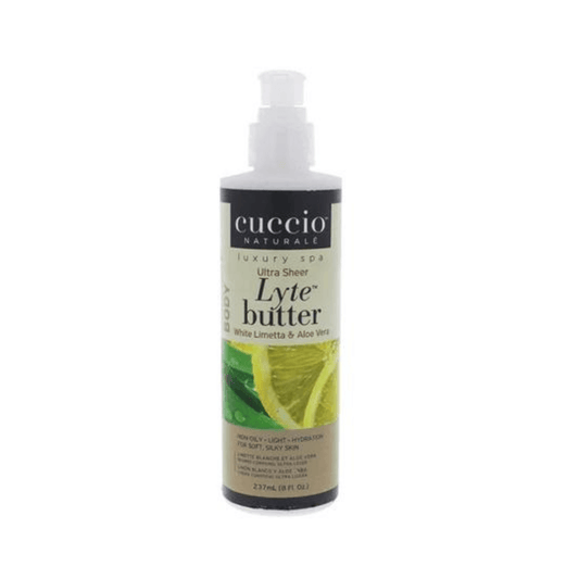 Cuccio Lyte Butter - White Limetta & Aloe Vera 8 Fl oz Cuccio