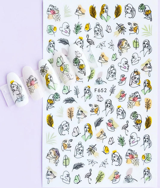 Nail Sticker F652 Premier Nail Supply