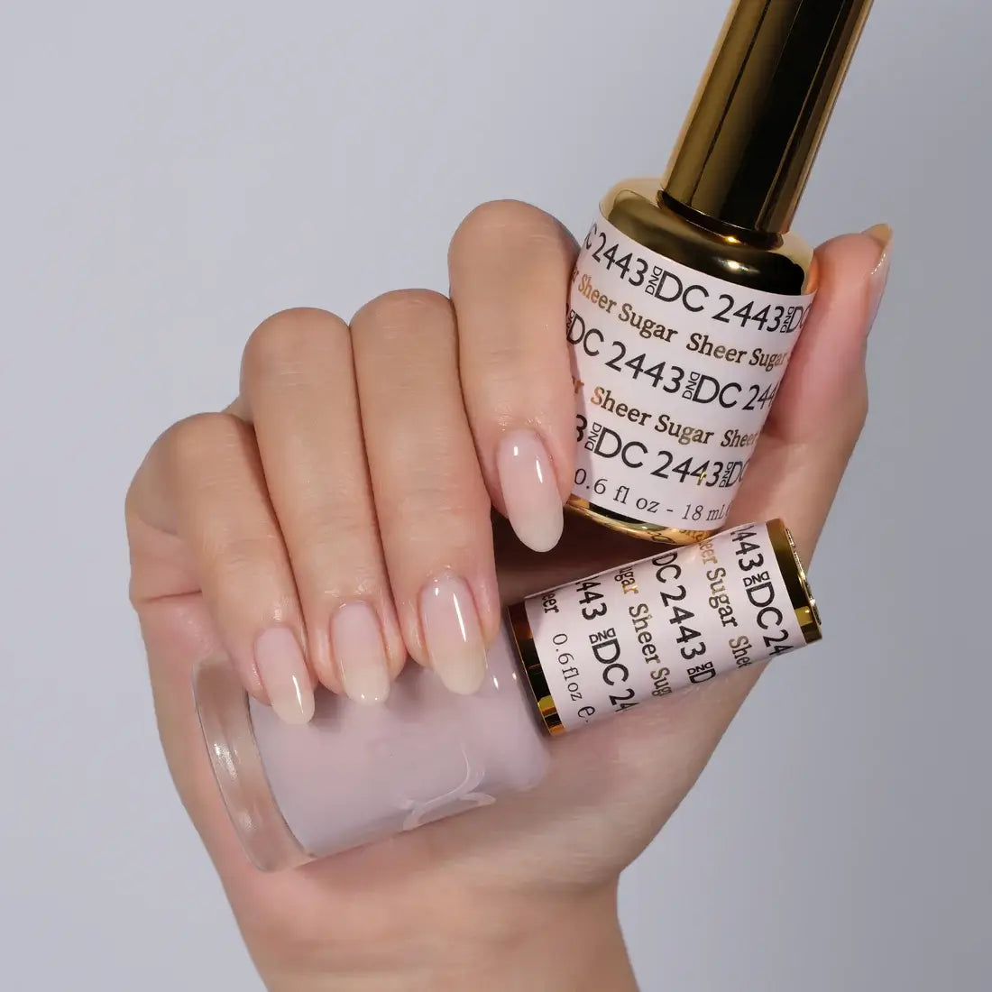 DND- DC Single Gel Polish Sheer Sugar #2443 DND