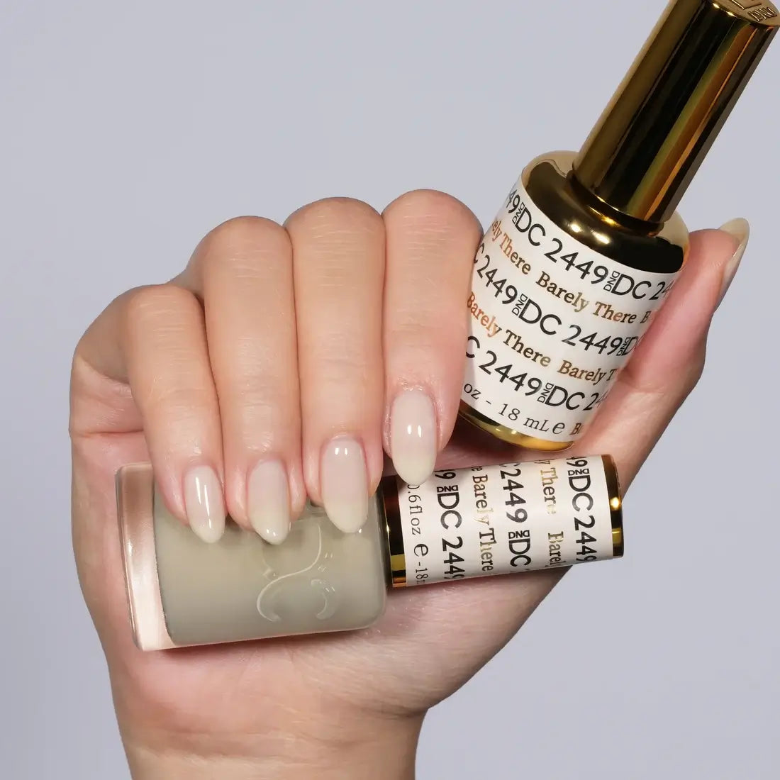 DND- DC Single Gel Polish Barely There #2449 DND