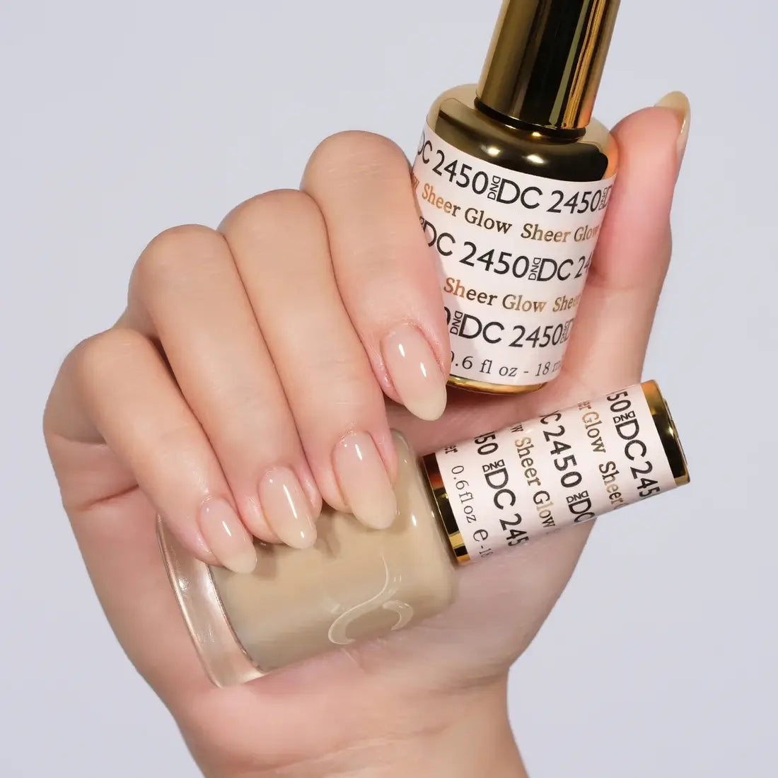 DND- DC Single Gel Polish Sheer Glow #2450 DND
