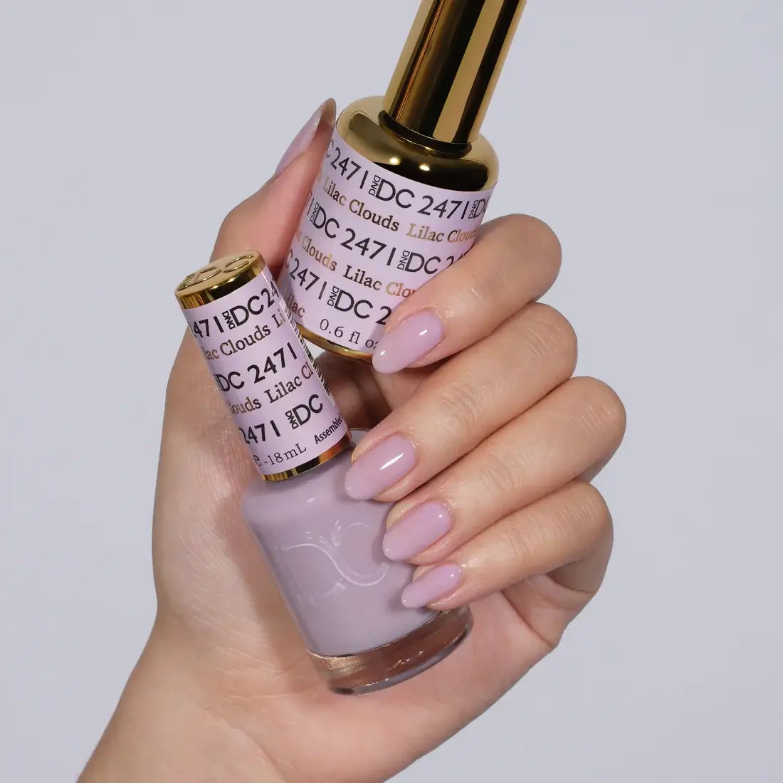 DND- DC Single Gel Polish Lilac Clouds #2471 DND