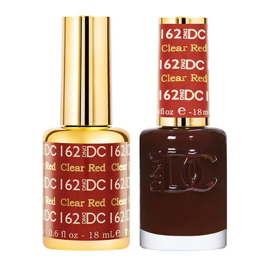 DND DC Gel Nail Polish -  Clear Red #162 DND