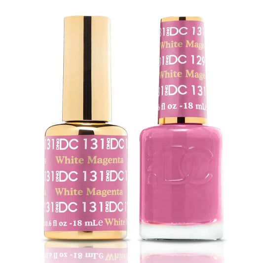 DND DC Gel Nail Polish -  White Magenta #131 DND