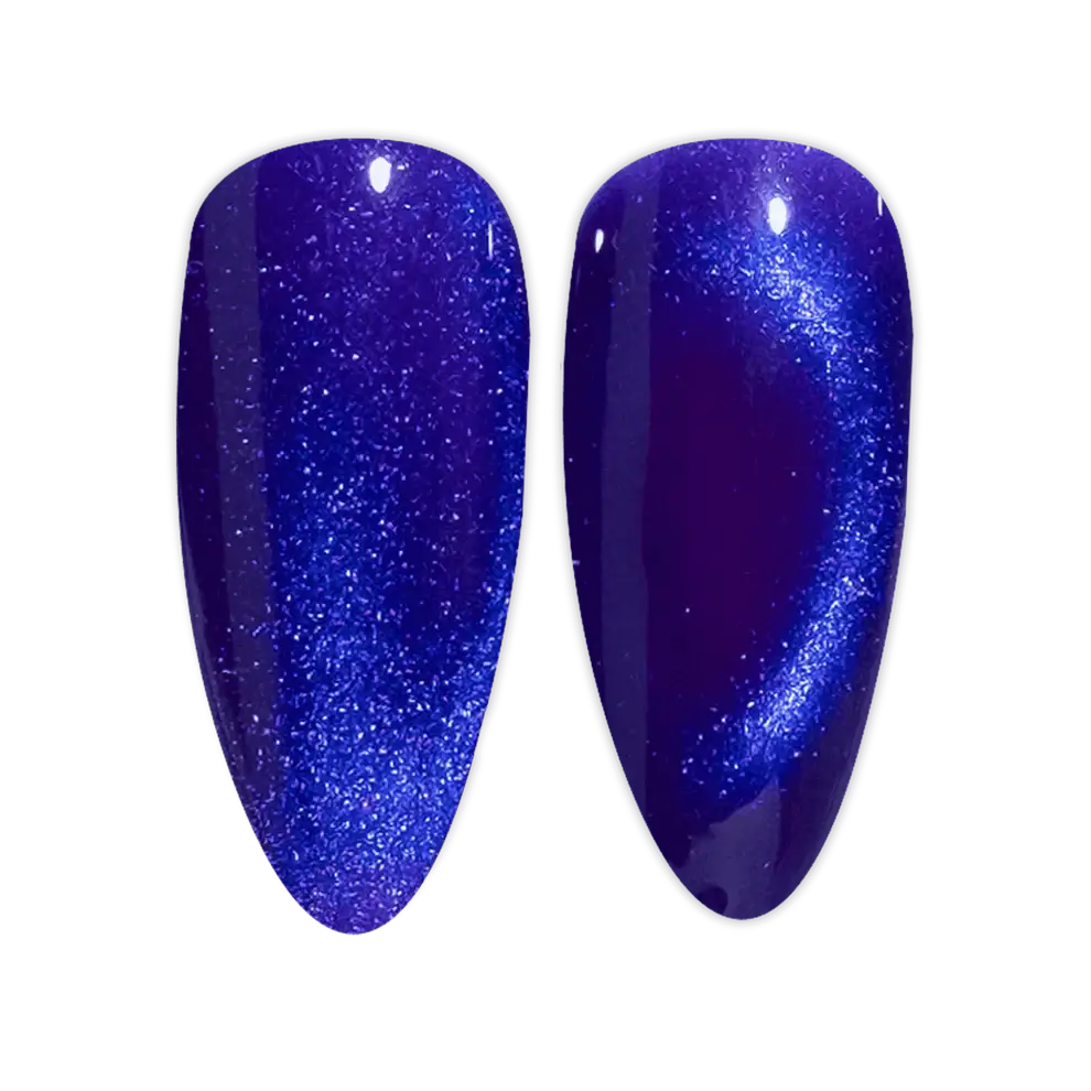 DND - Diva 9D Gelcolor Cat Eye Glassball #03 - Puma Purple DND