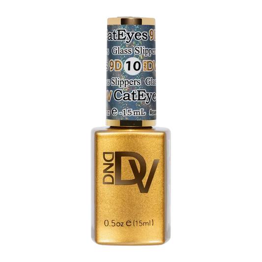 DND - Diva 9D Gelcolor Cat Eye Glassball #10 - Glass Slipper DND