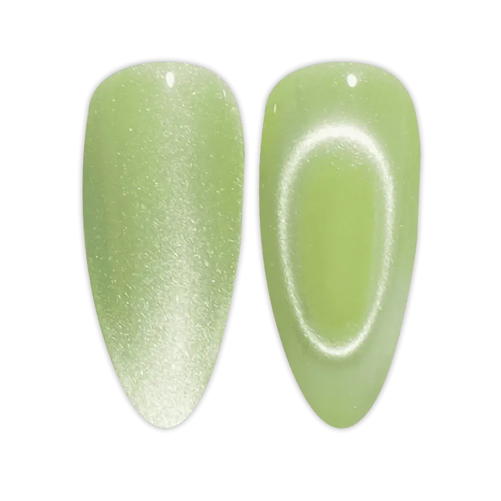 DND - Diva 9D Gelcolor Cat Eye Glassball #12 - Leafy Prowl DND