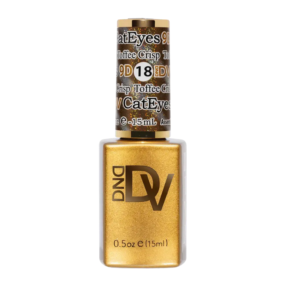 DND - Diva 9D Gelcolor Cat Eye Candy #18 - Toffee Crisp DND