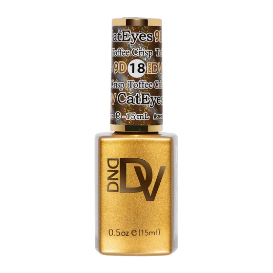 DND - Diva 9D Gelcolor Cat Eye Candy #18 - Toffee Crisp DND