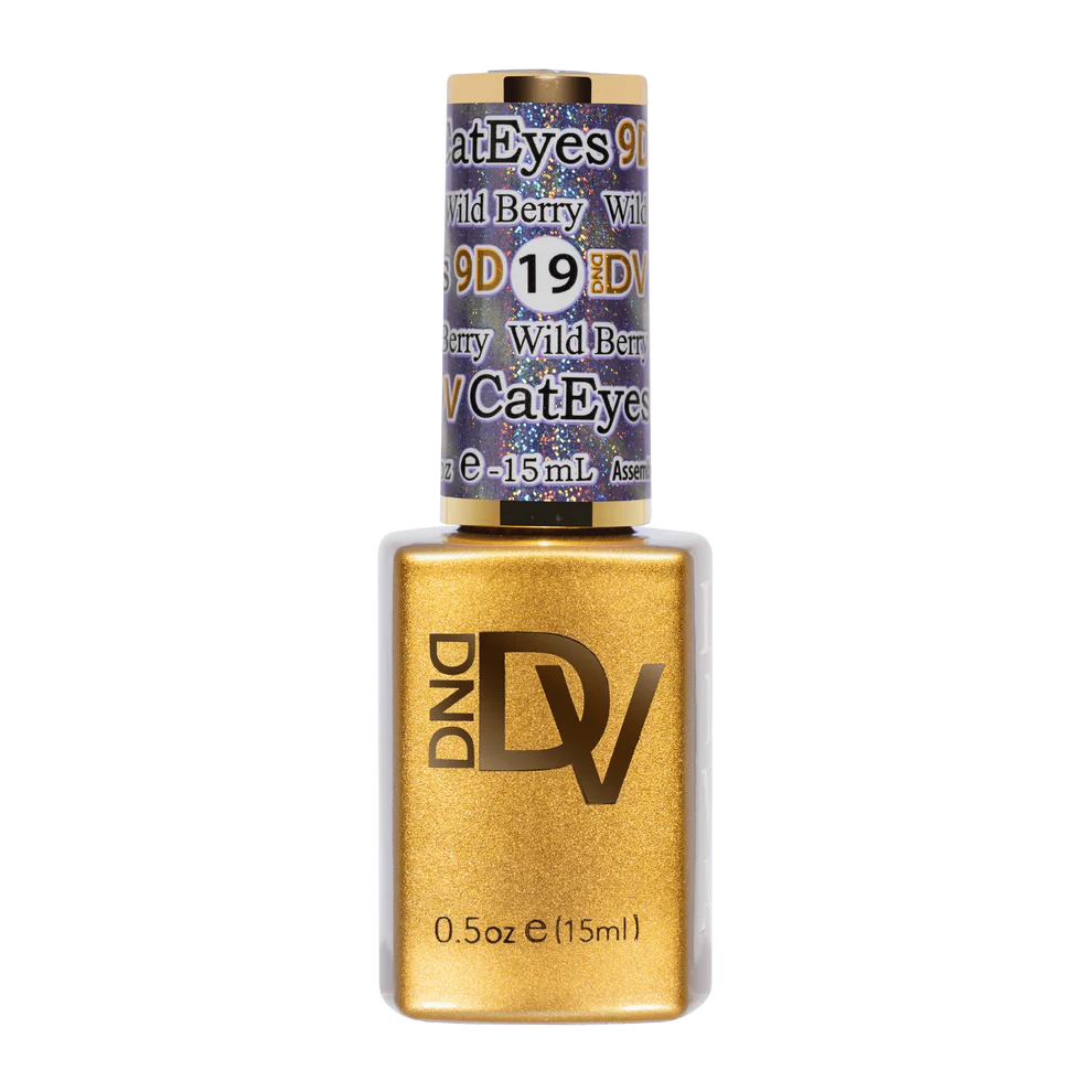 DND - Diva 9D Gelcolor Cat Eye Candy #19 - Wild Berry DND