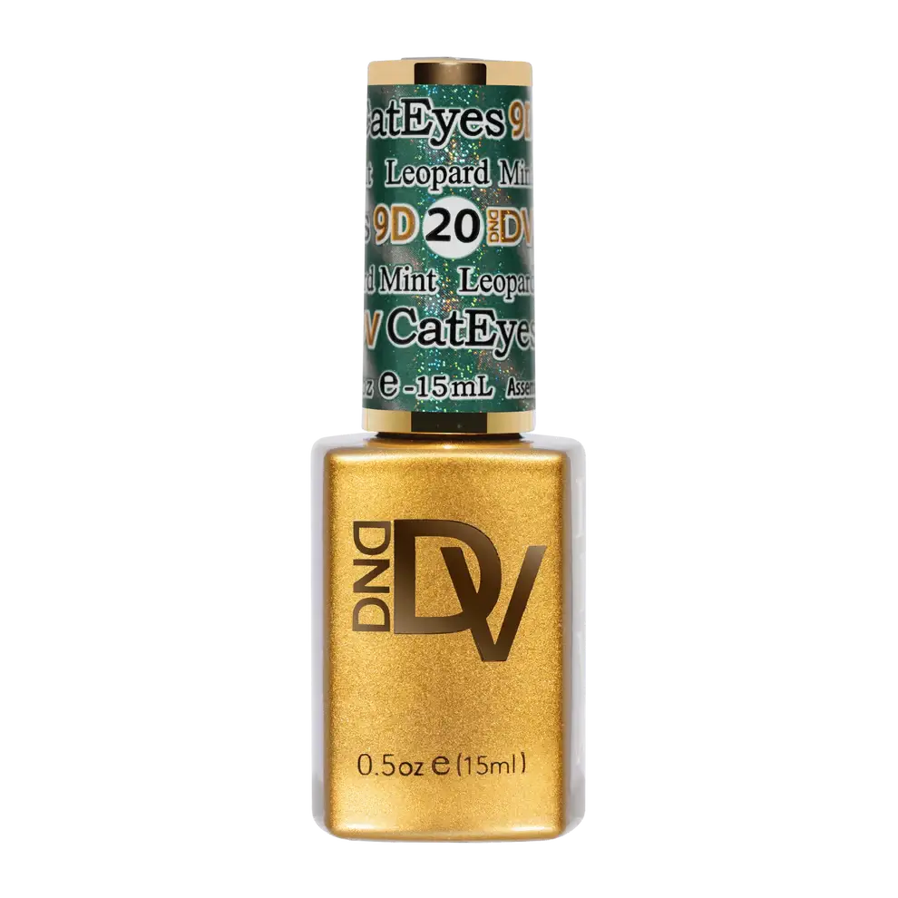 DND - Diva 9D Gelcolor Cat Eye Candy #20 - Leopard Mint DND