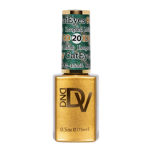 DND - Diva 9D Gelcolor Cat Eye Candy #20 - Leopard Mint DND