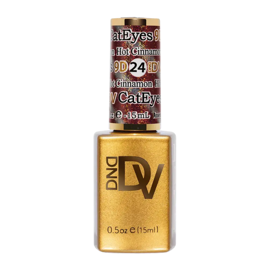 DND - Diva 9D Gelcolor Cat Eye Candy #24 - Hot Cinnamon DND
