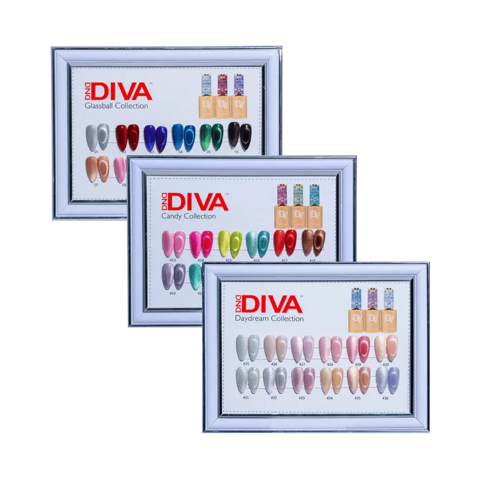 DIVA Framed Color Chart — 9D Cat Eye Collection DND