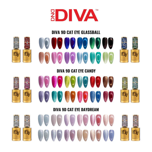 DIVA 9D Cat Eye Collection – 36 Set Bundle DND