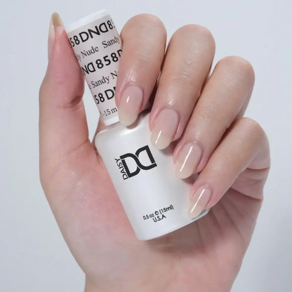 DND- Single Gel Polish Sandy Nude #S858 DND