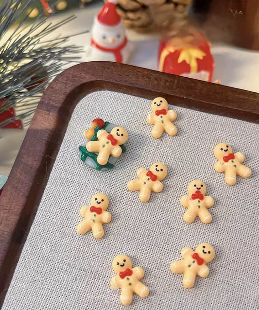 Nail Charm Gingerbread 2pcs/Bag