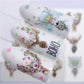 Nail Sticker Colorful Luxury 3D jewels Design -DP413 Premier Nail Supply