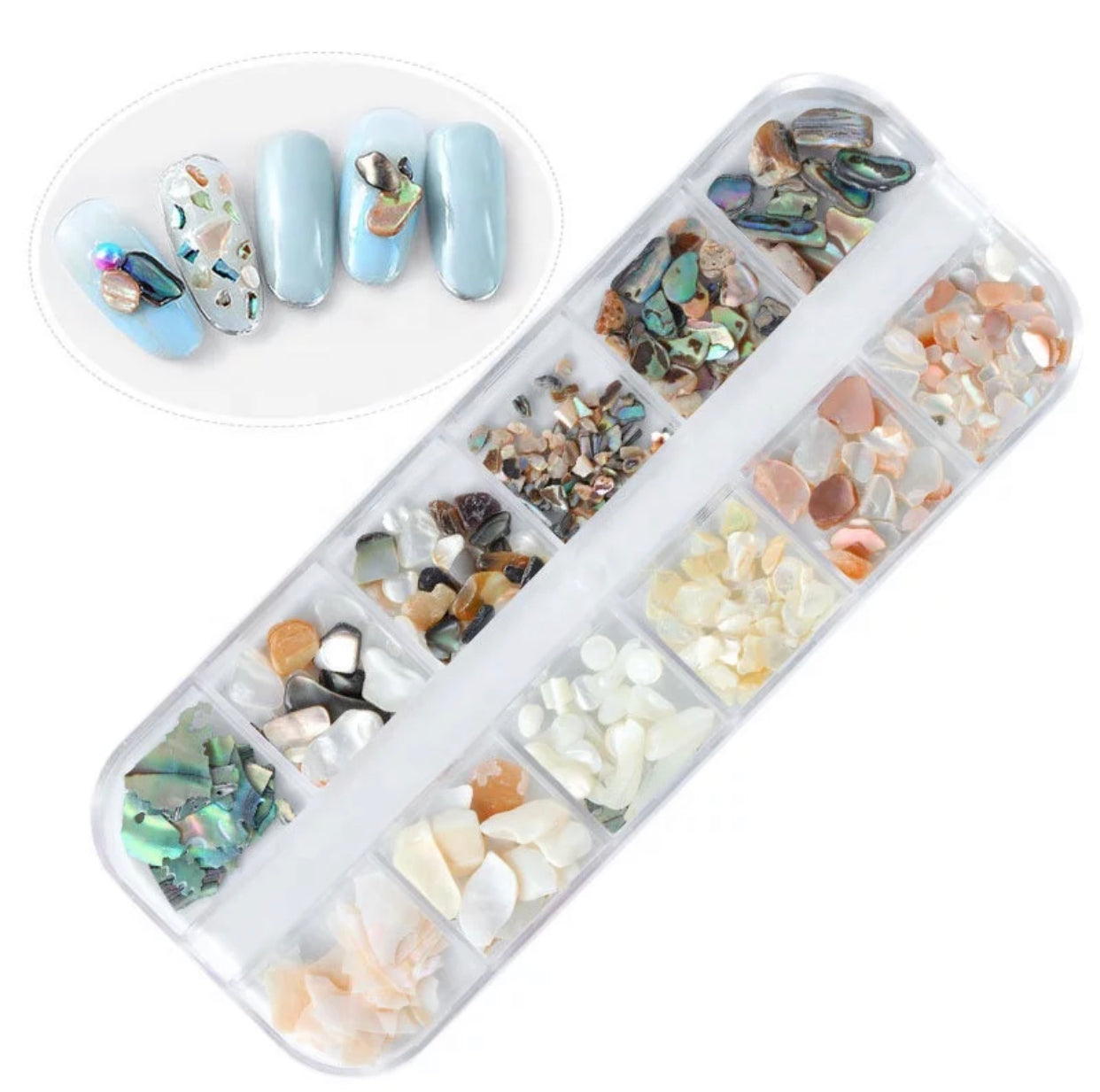 Fashion Seashells Jewelry 3D Charms Nail Art Design HB Premier Nail Supply