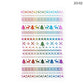 Nail Sticker Colorful Christmas Design ZO-02 Premier Nail Supply