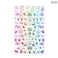 Nail Sticker Colorful Christmas Design Sticker ZO-04 Premier Nail Supply