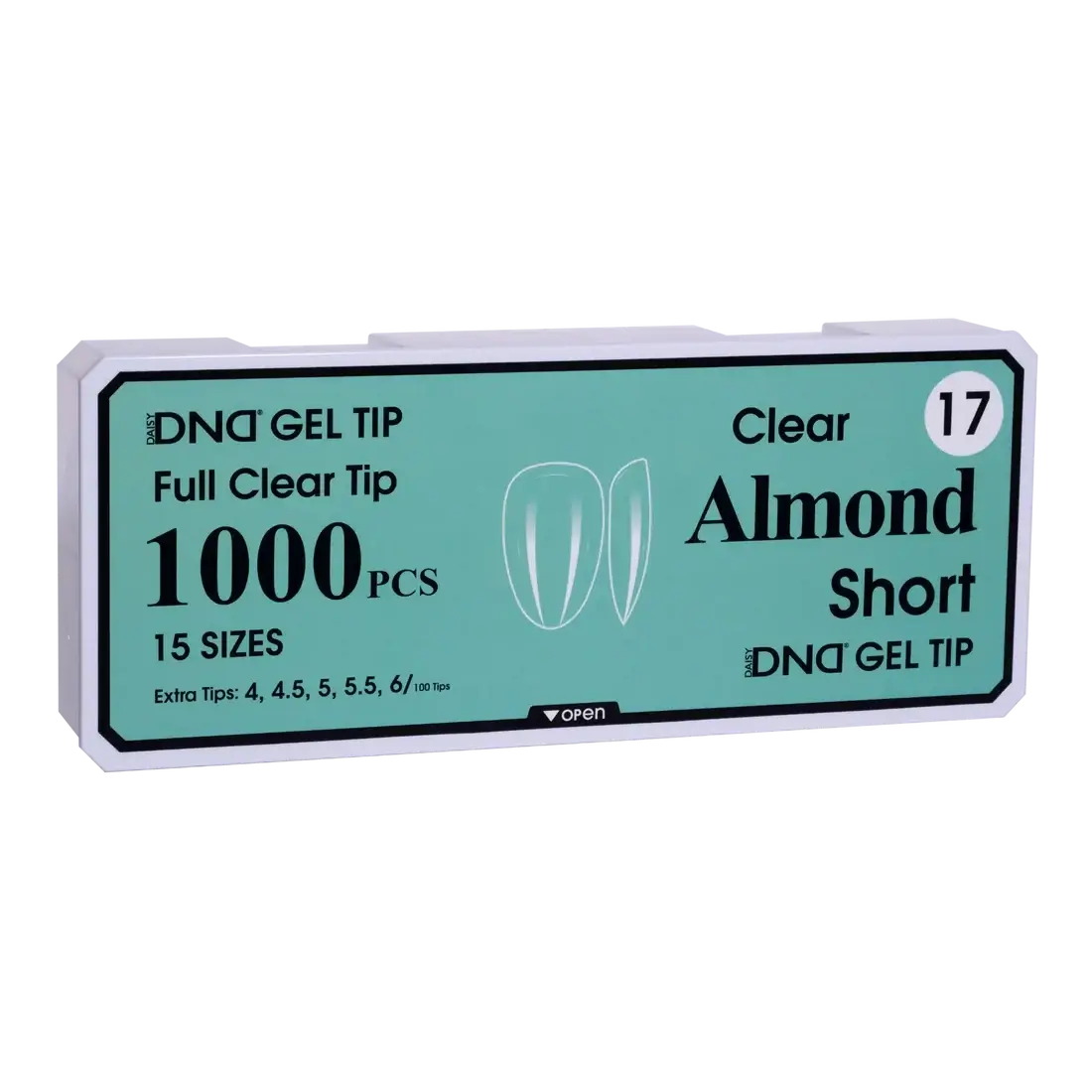 DND Soft Gel Tips - Almond Short #17 DND