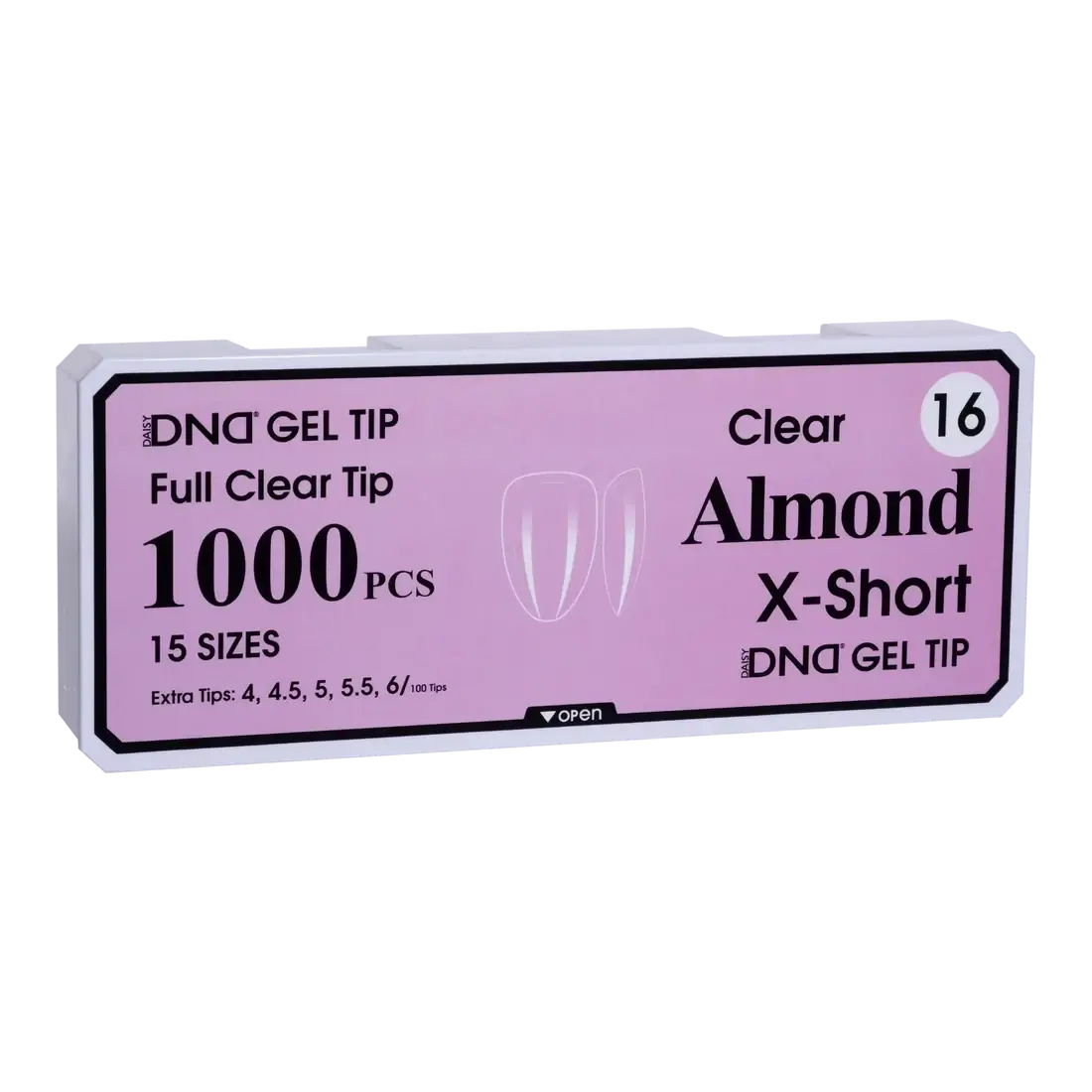 DND Soft Gel Tips - Almond X-Short #16 DND
