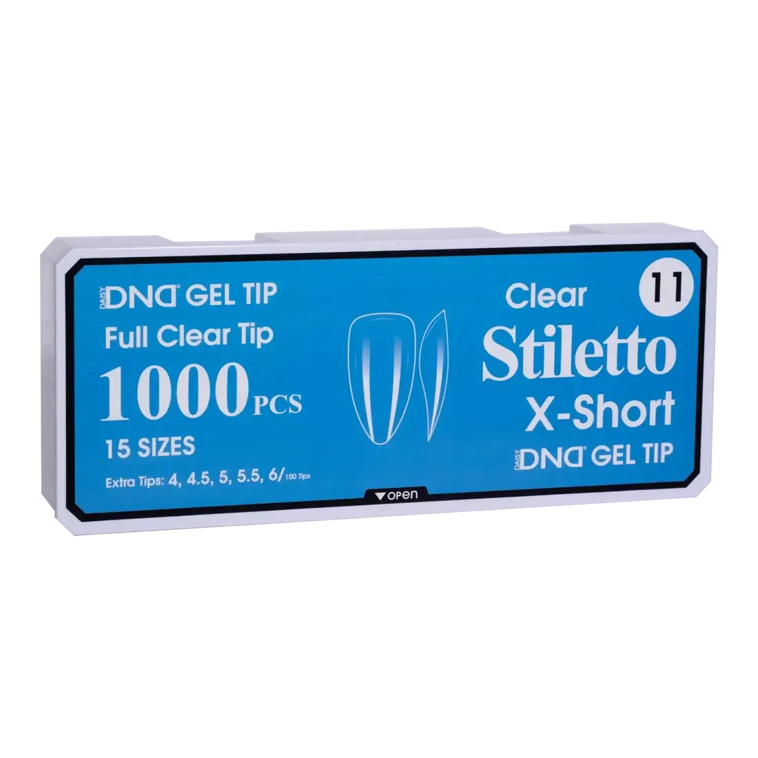 DND Soft Gel Tips - Stiletto X-Short #11 DND