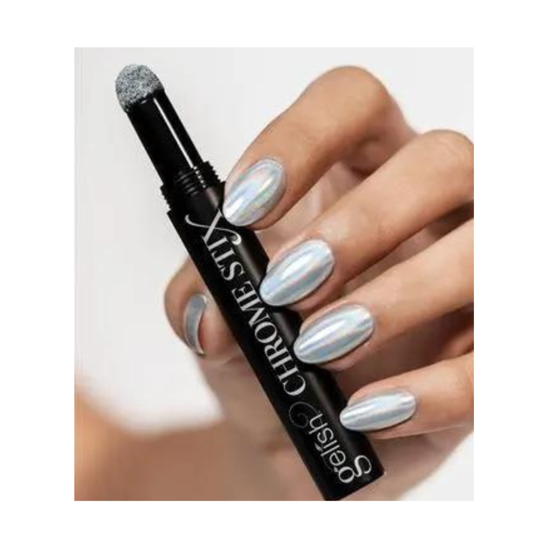 Gelish Chrome Stix Silver Holographic 0.17 oz #1168195 Gelish