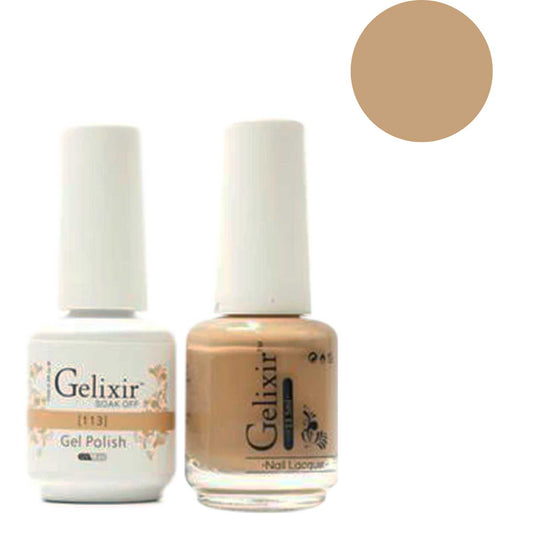 Gelixir Gel Polish & Nail Lacquer Duo - #113 Gelixir