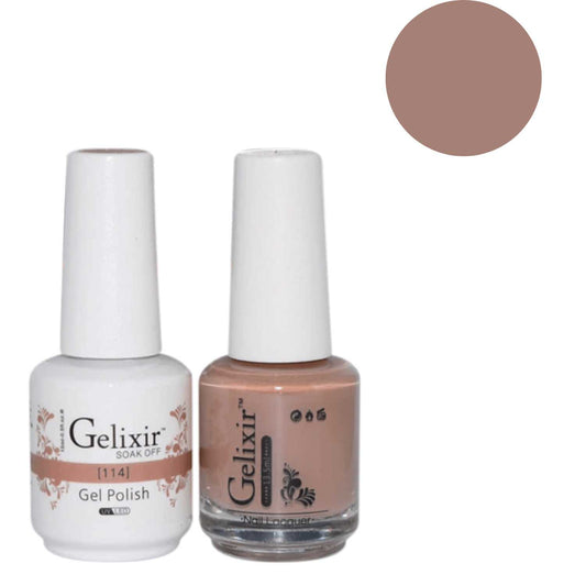 Gelixir Gel Polish & Nail Lacquer Duo - #114 Gelixir