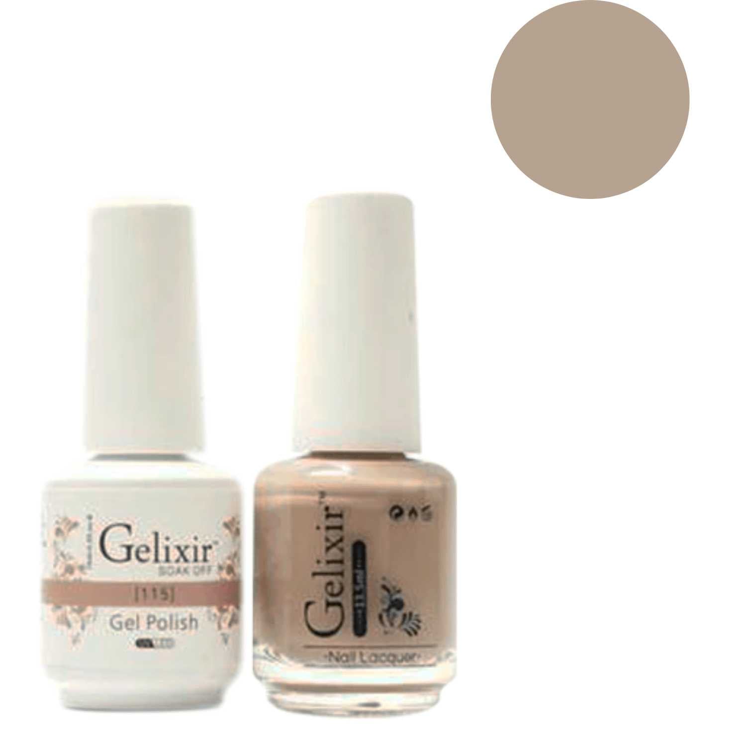 Gelixir Gel Polish & Nail Lacquer Duo - #115 Gelixir