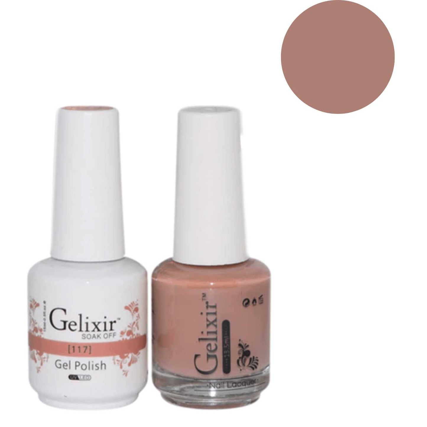 Gelixir Gel Polish & Nail Lacquer Duo - #117 Gelixir