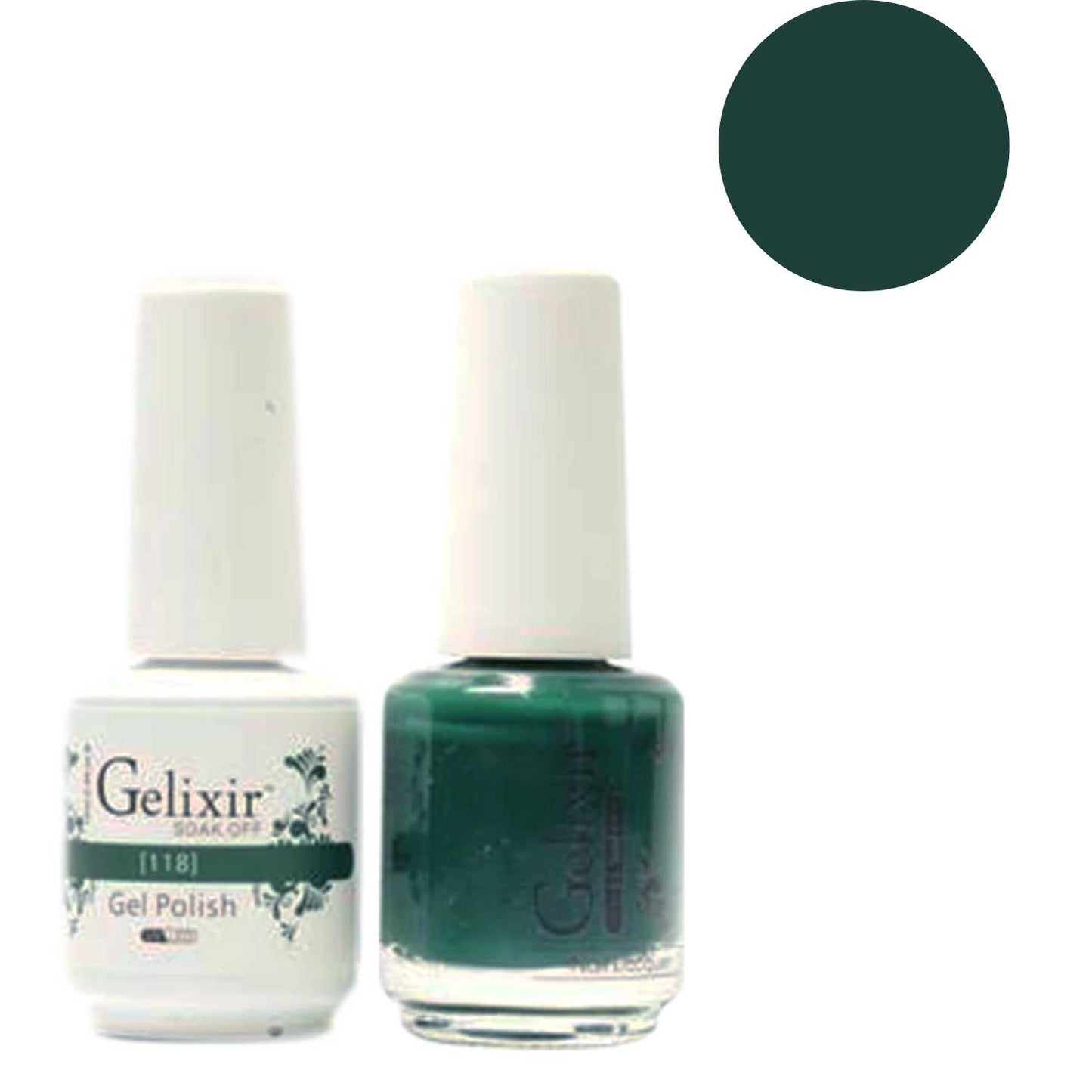 Gelixir Gel Polish & Nail Lacquer Duo - #118 Gelixir