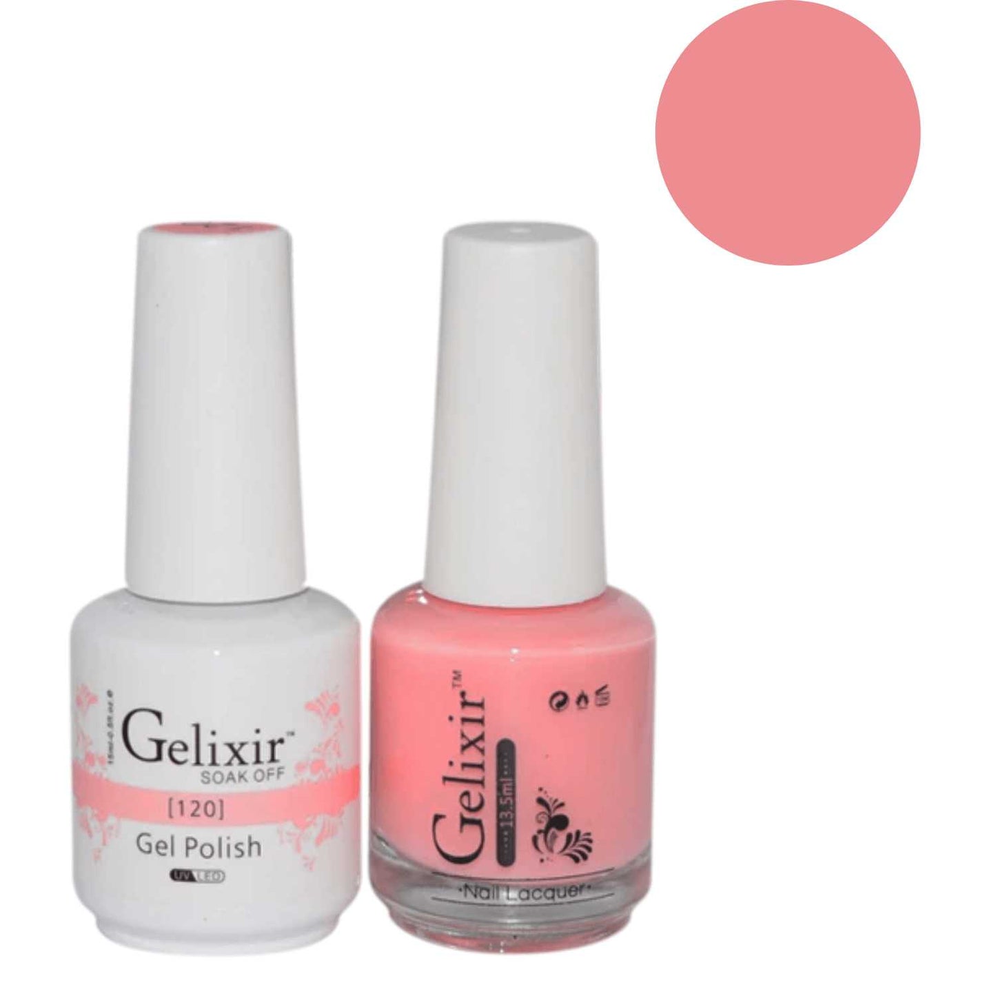 Gelixir Gel Polish & Nail Lacquer Duo - #120 Gelixir