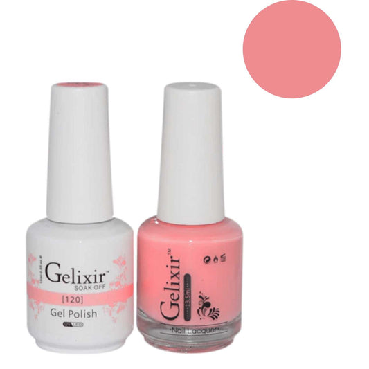 Gelixir Gel Polish & Nail Lacquer Duo - #120 Gelixir