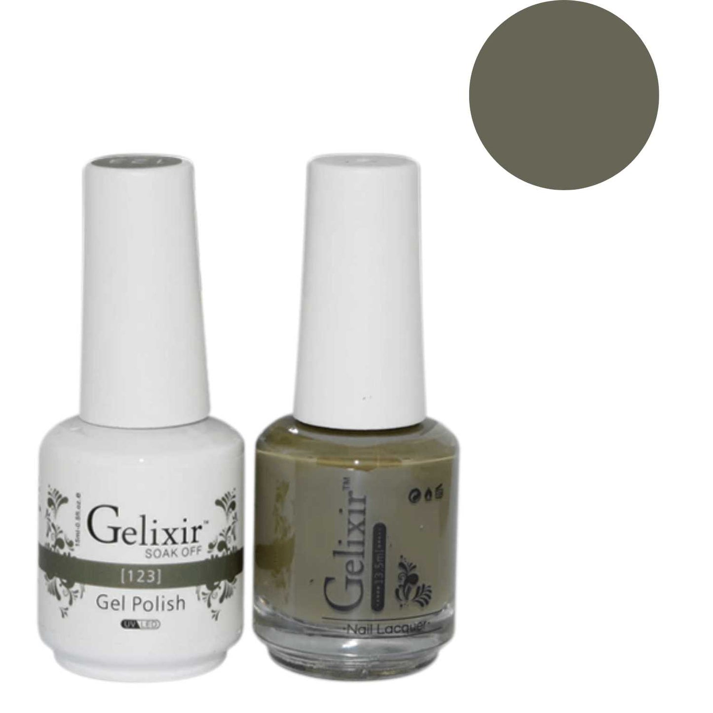 Gelixir Gel Polish & Nail Lacquer Duo - #123 Gelixir