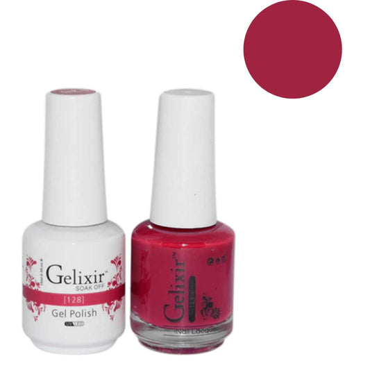 Gelixir Gel Polish & Nail Lacquer Duo - #128 Gelixir