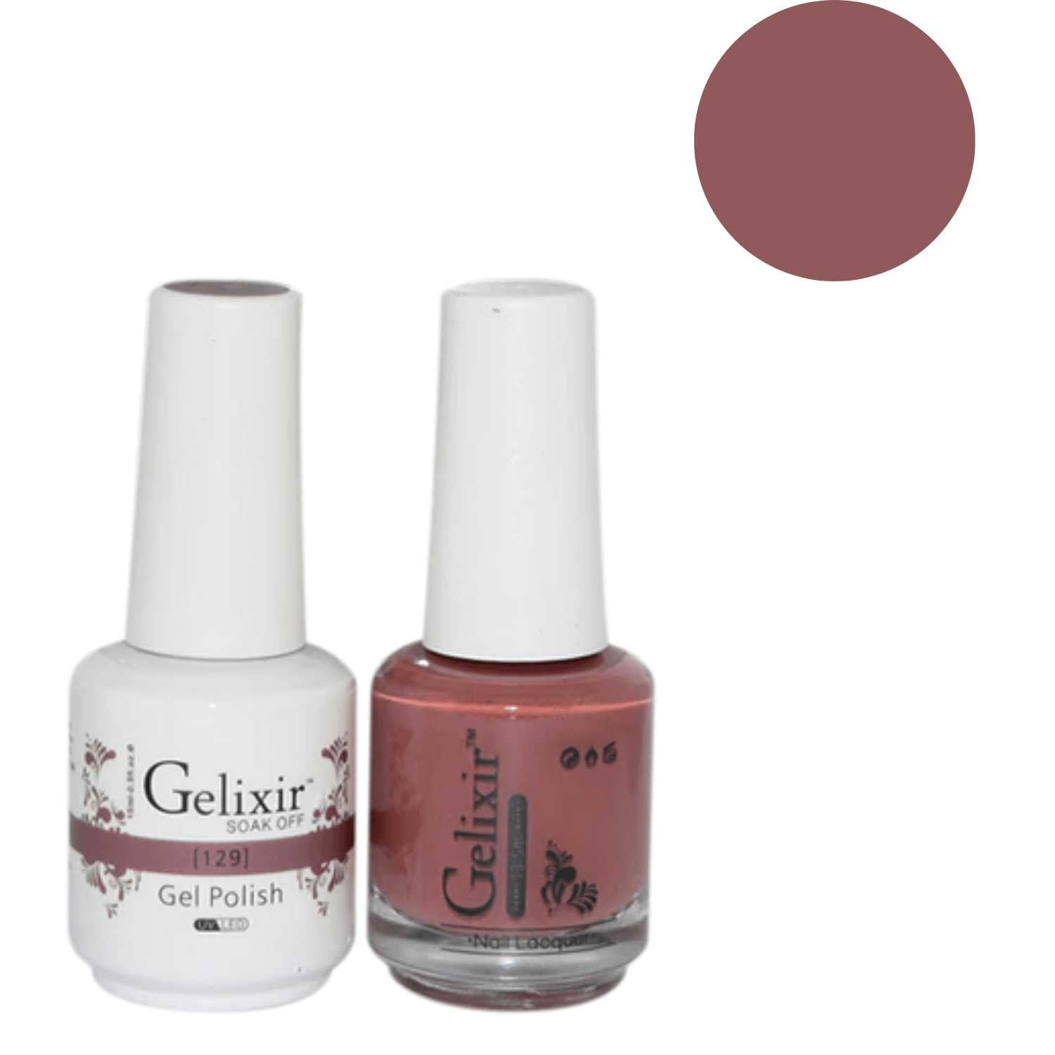 Gelixir Gel Polish & Nail Lacquer Duo - #129 Gelixir