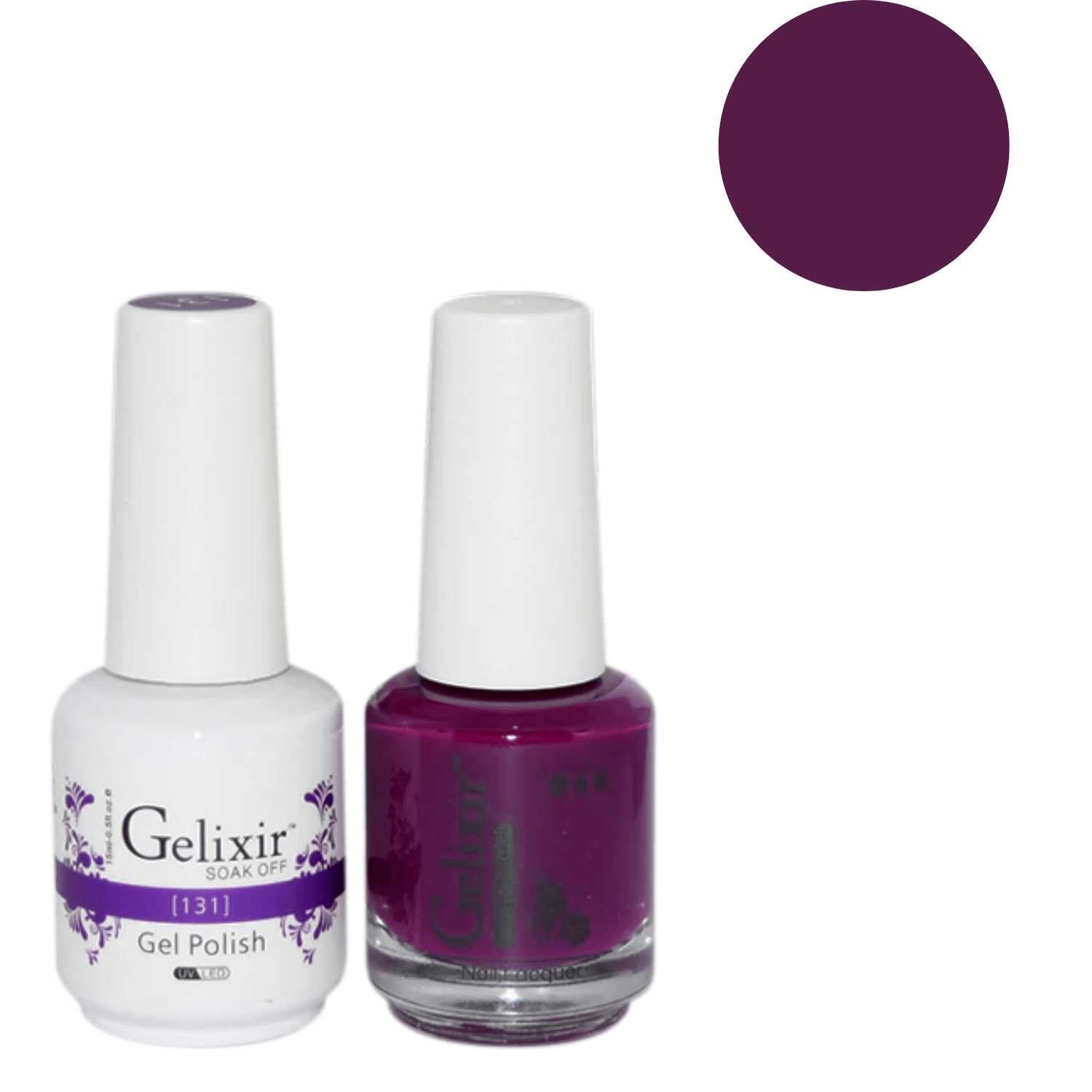 Gelixir Gel Polish & Nail Lacquer Duo - #131 Gelixir