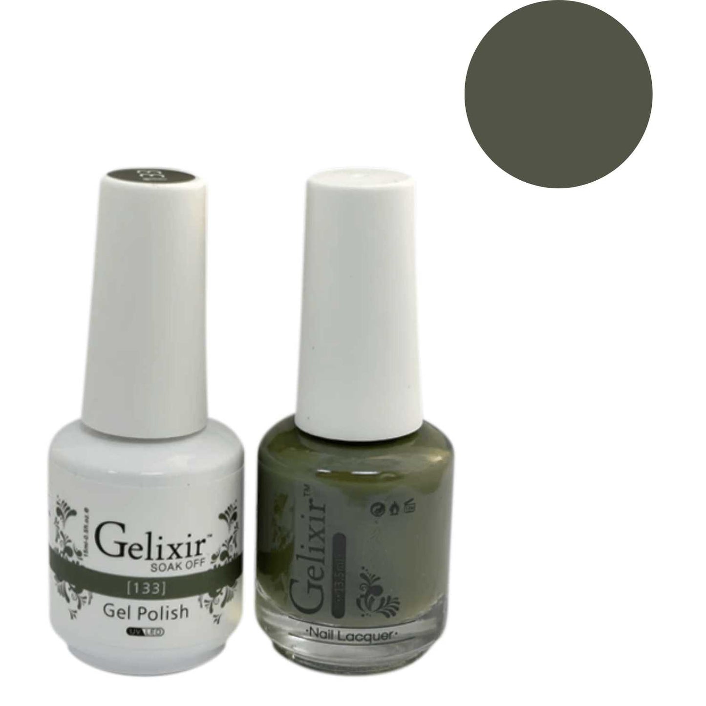 Gelixir Gel Polish & Nail Lacquer Duo - #133 Gelixir