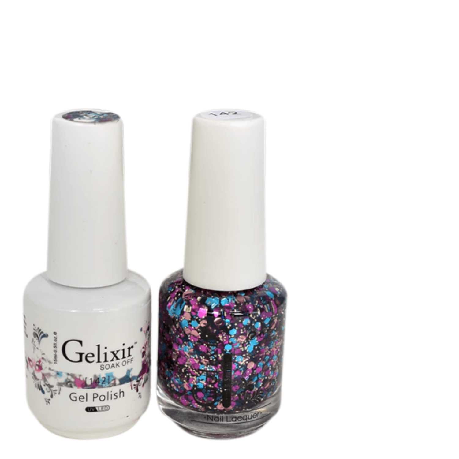 Gelixir Gel Polish & Nail Lacquer Duo - #142 Gelixir