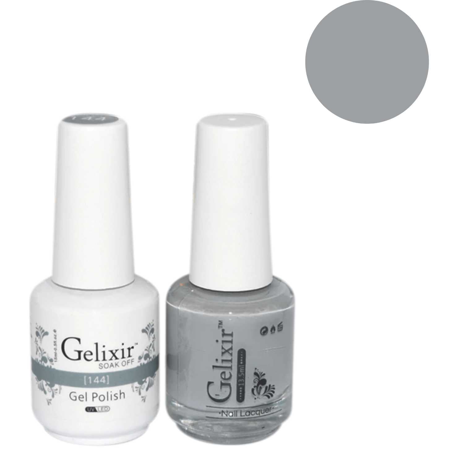 Gelixir Gel Polish & Nail Lacquer Duo - #144 Gelixir