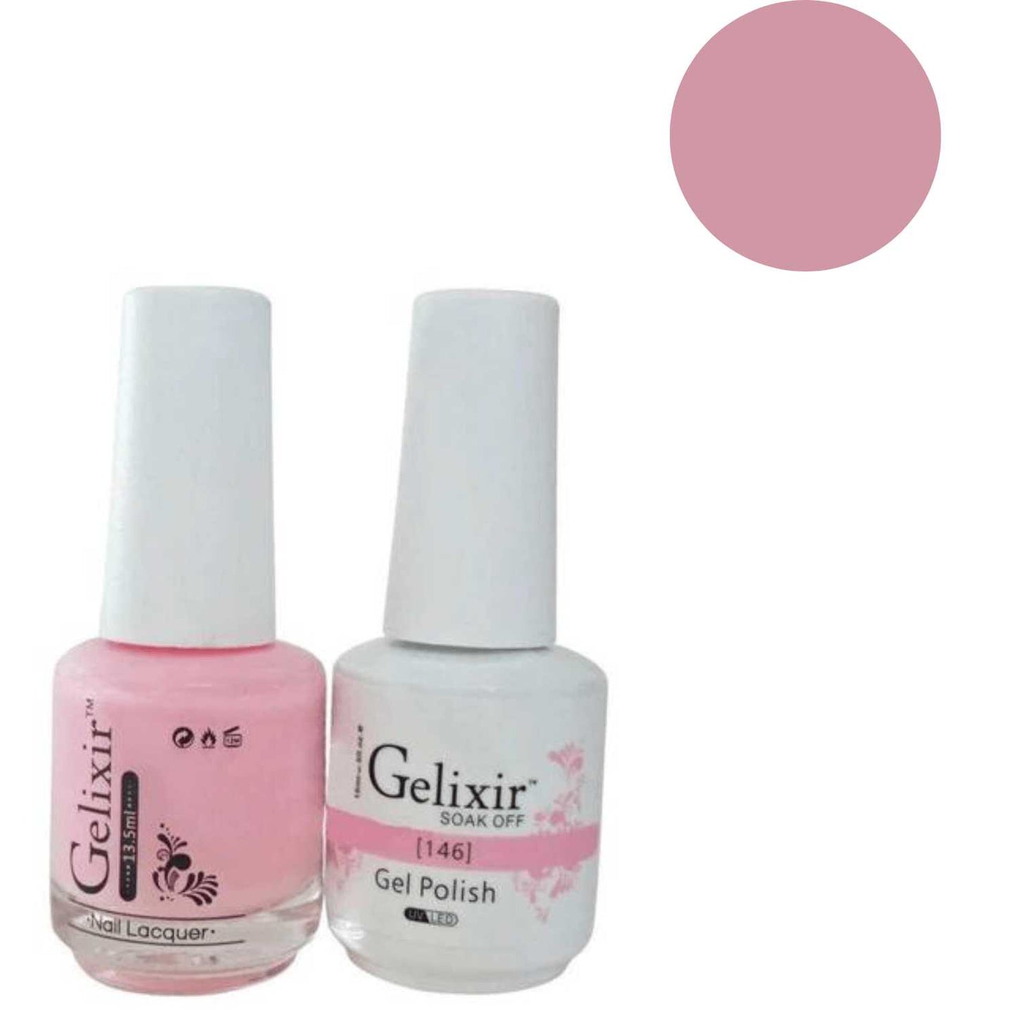 Gelixir Gel Polish & Nail Lacquer Duo - #146 Gelixir